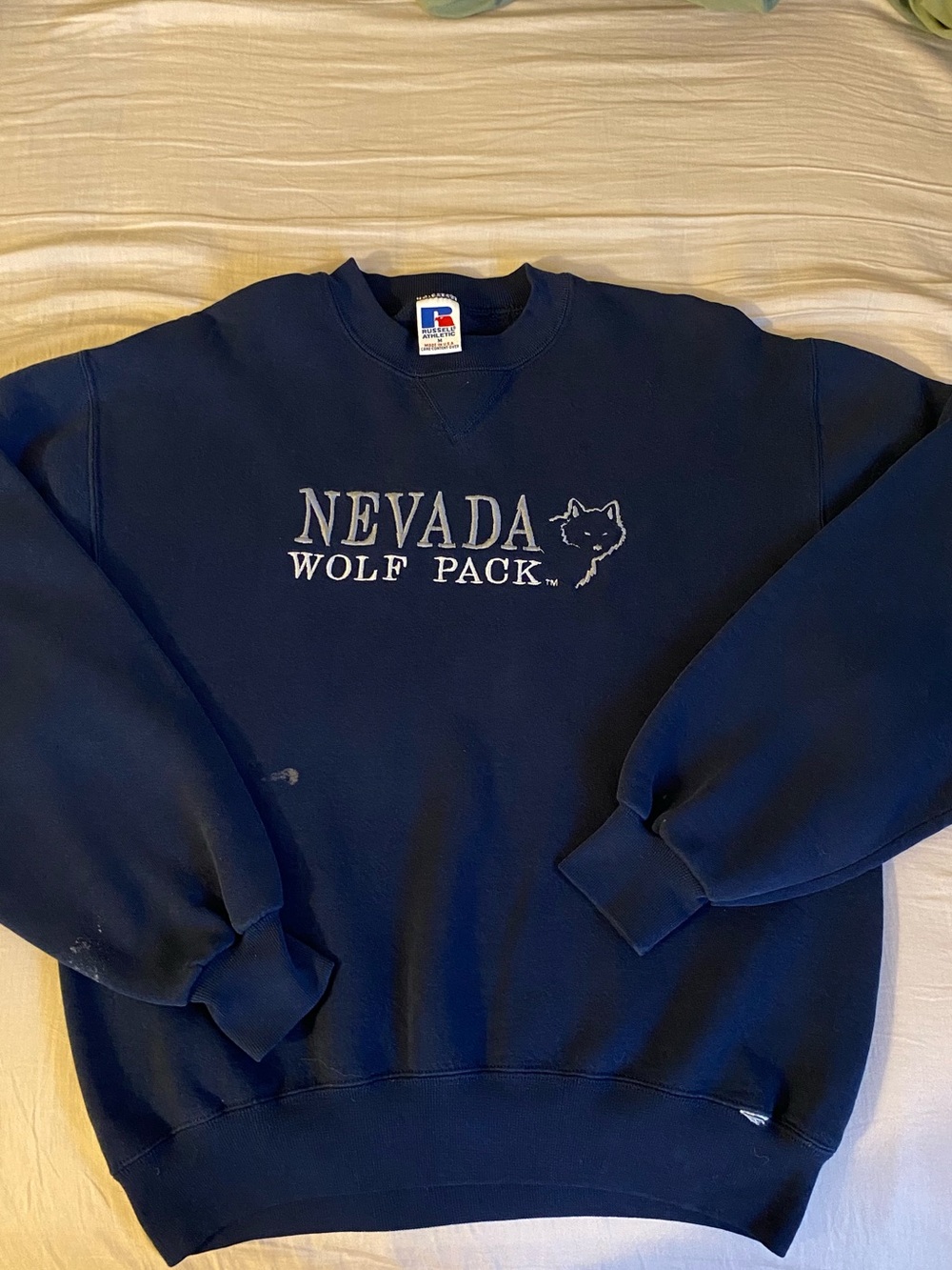 Vintage Made in the USA Russell Athletic Nevada Wolf Pack Crewneck